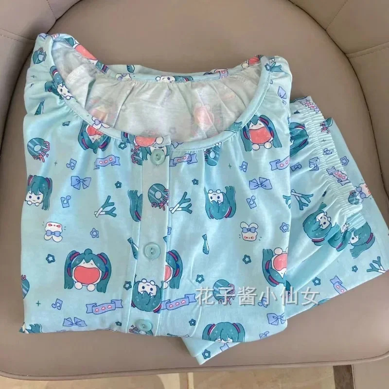 Women'S Fashion Pajamas - 2025年 aaa 初音ミク パジャマ レディース 春秋新作