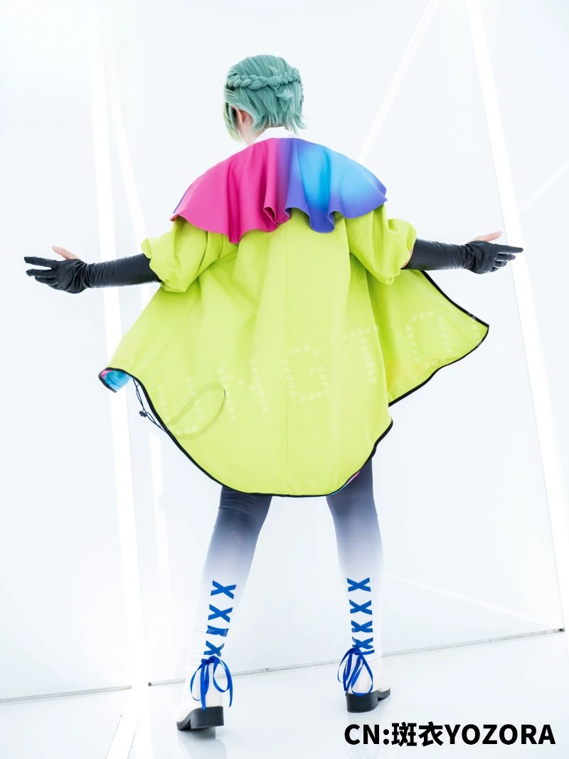 Women Fashion Jackets - GNOSIA ユリコスプレ衣装男性女性新しいファッショナブルなジャケットベストショーツ靴下小道具ハロウィンカーニバルユリ制服 HCos
