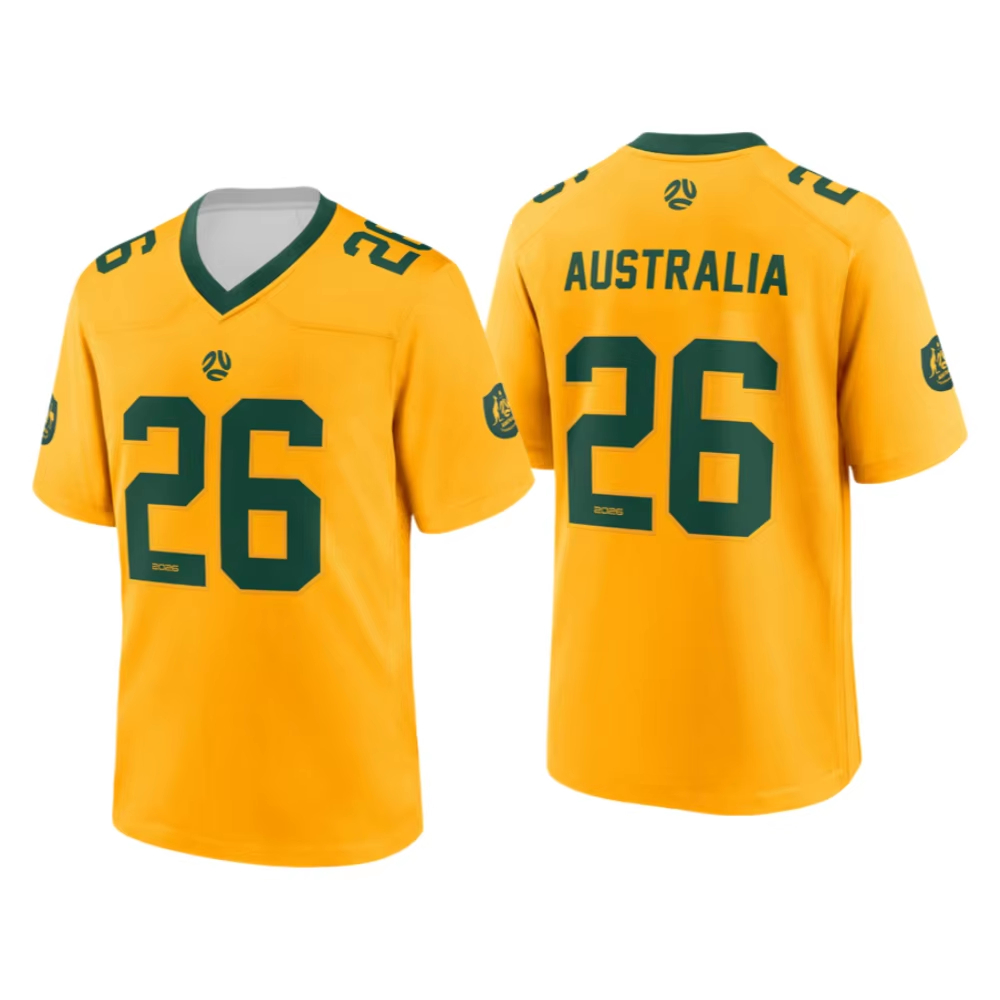 Women'S Fashion Rugby Top - 2026年サマースペシャル アメリカ ラグビースタイルジャージ オーストラリア No. 26