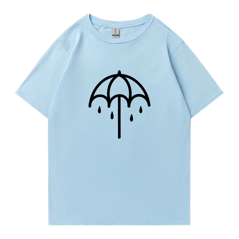 Women'S Fashion Umbrella - 傘柄純綿プリント男性と女性のファッショナブルなルーズカジュアル Tシャツ夏の新しいパーソナライズされた Tシャツ