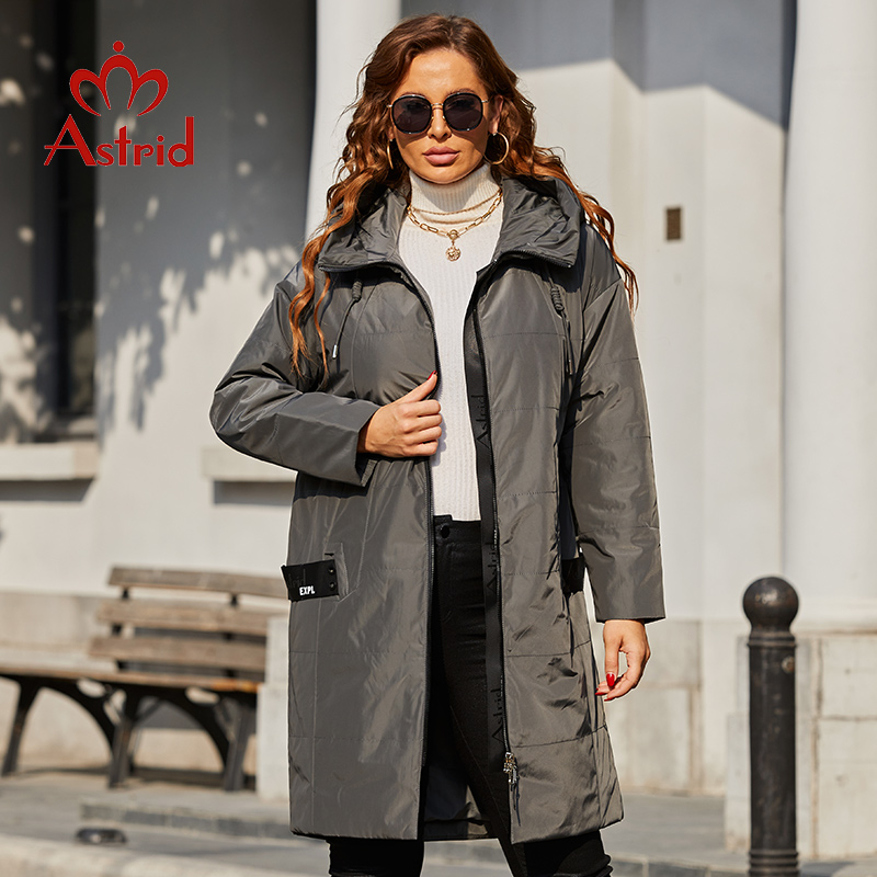 女性用パッド入りルーズフィットジャケット,フード付きコート, - Women'S Fashion Long Coat のレビューと価格