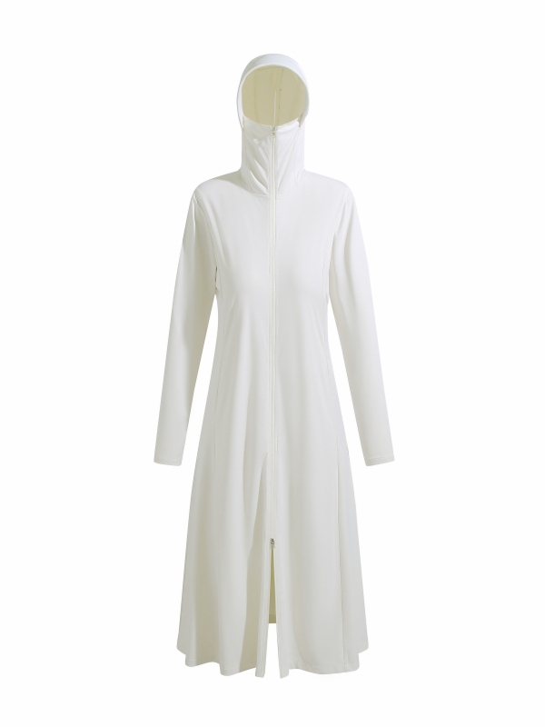 ロング軽量ルーズアイスシルク UV 保護服男性女性夏の新スタ - Women'S Fashion Long Coat のレビューと価格