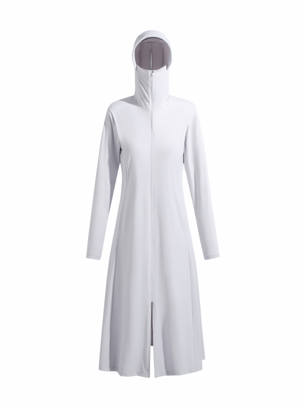 ロング軽量ルーズアイスシルク UV 保護服男性女性夏の新スタ - Women'S Fashion Long Coat のレビューと価格