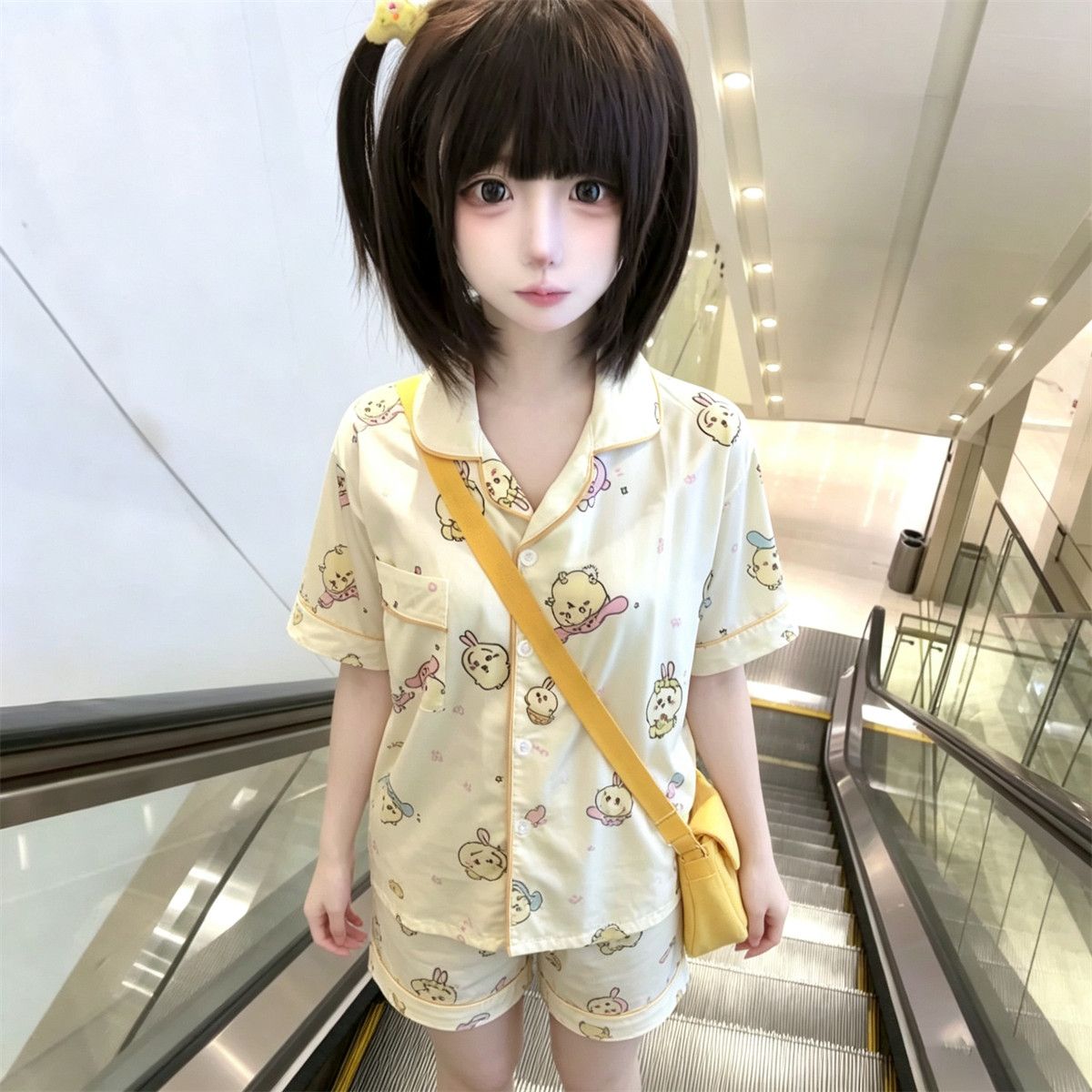 かわいいウサギちいかわ女性の夏のパジャマセット新モデル Y2 - Women'S Fashion Pajamas のレビューと価格