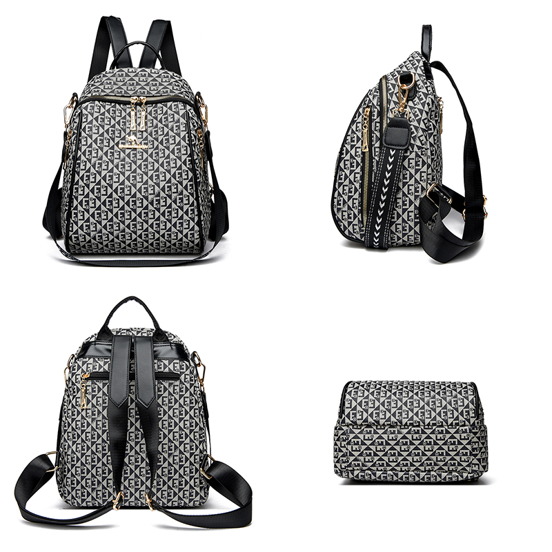 女性のレトロなレタープリントのショルダーバッグ,有名なデザイ - Women'S Fashion Backpack のレビューと価格