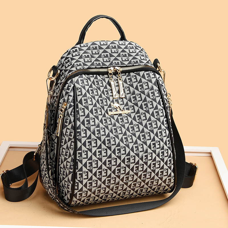 女性のレトロなレタープリントのショルダーバッグ,有名なデザイ - Women'S Fashion Backpack のレビューと価格
