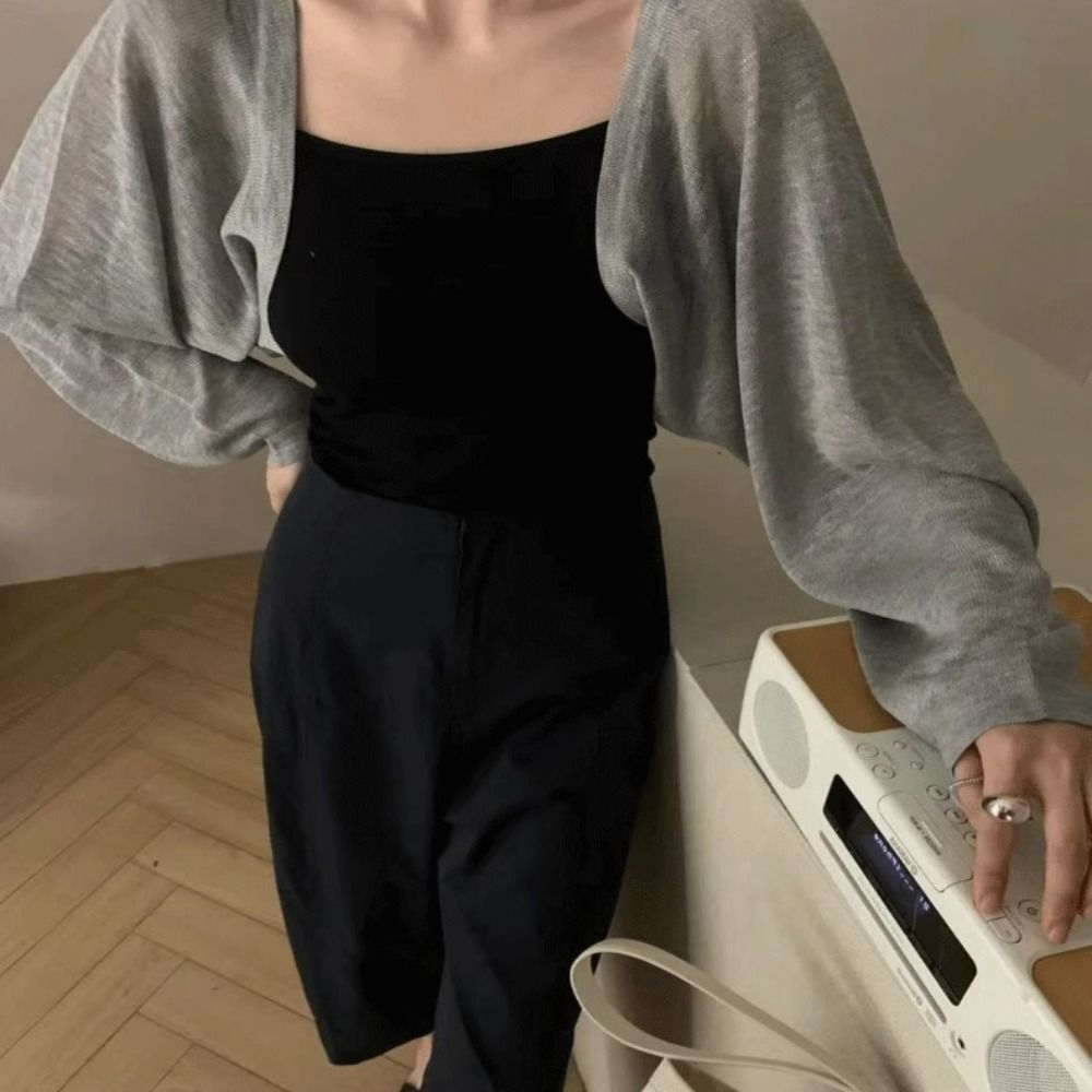 新しい薄い日焼け止めカーディガンフリルデザイン長袖日焼け止め - Women'S Fashion Long Coat のレビューと価格
