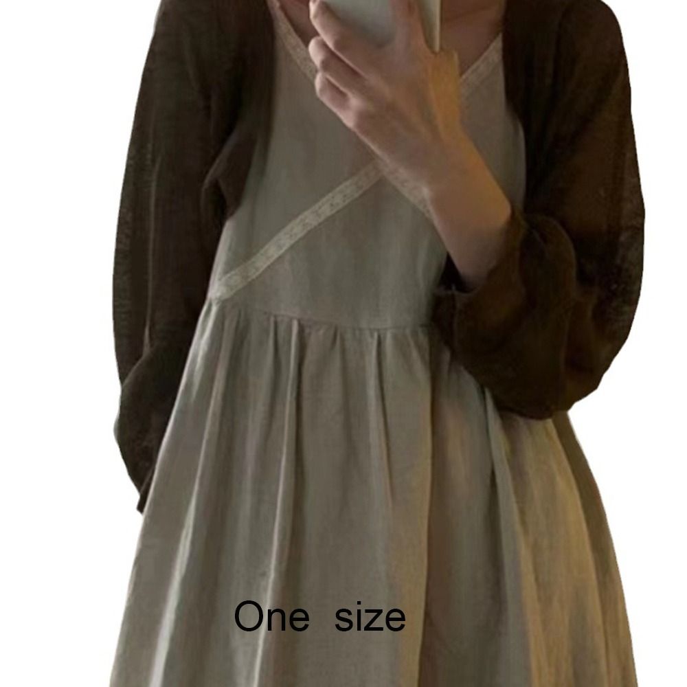 新しい薄い日焼け止めカーディガンフリルデザイン長袖日焼け止め - Women'S Fashion Long Coat のレビューと価格