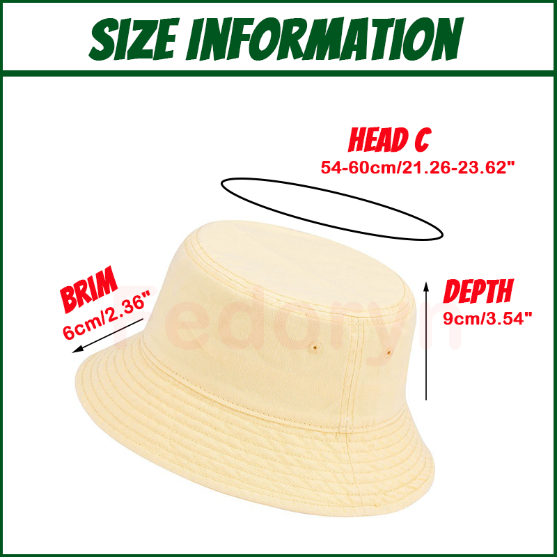 Fedoryn カスタマイズされた漁師の帽子 DIY デザイ - Bucket Hat Women のレビューと価格