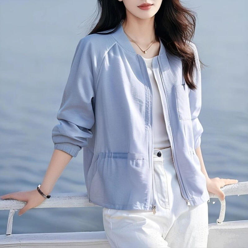 ホット 2026 春秋の女性軽量ブレスジャケット日焼け止めト - Women Fashion Jackets のレビューと価格