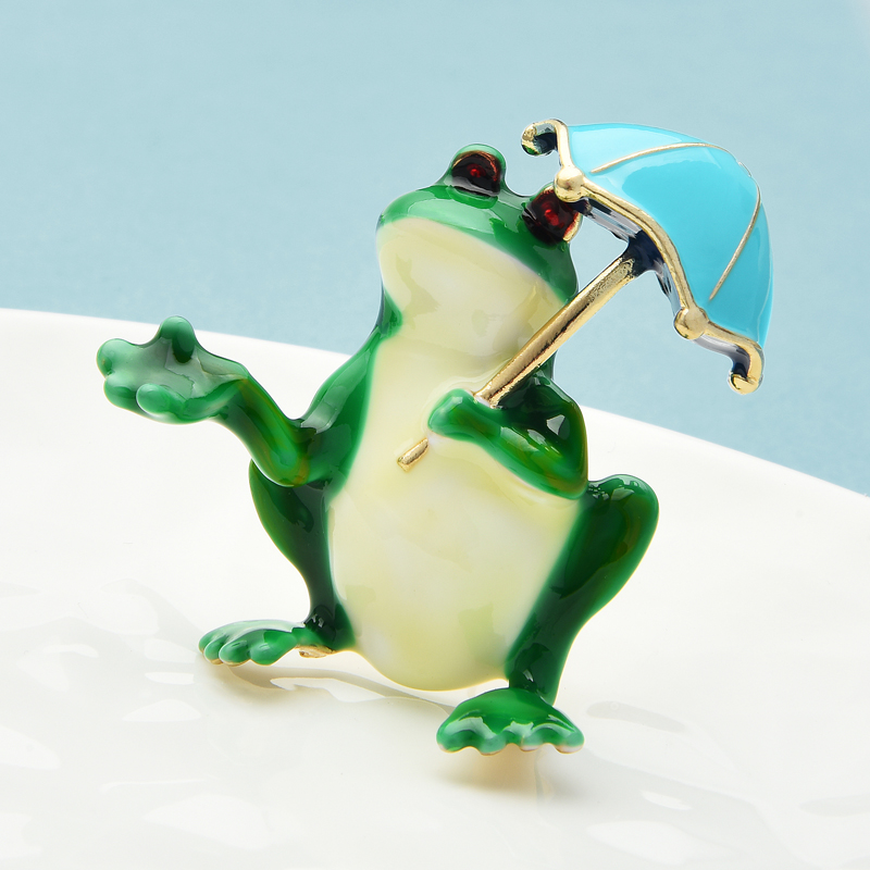 Wuli & baby-カエルの形をした女性用の傘ブローチ, - Women'S Fashion Umbrella のレビューと価格