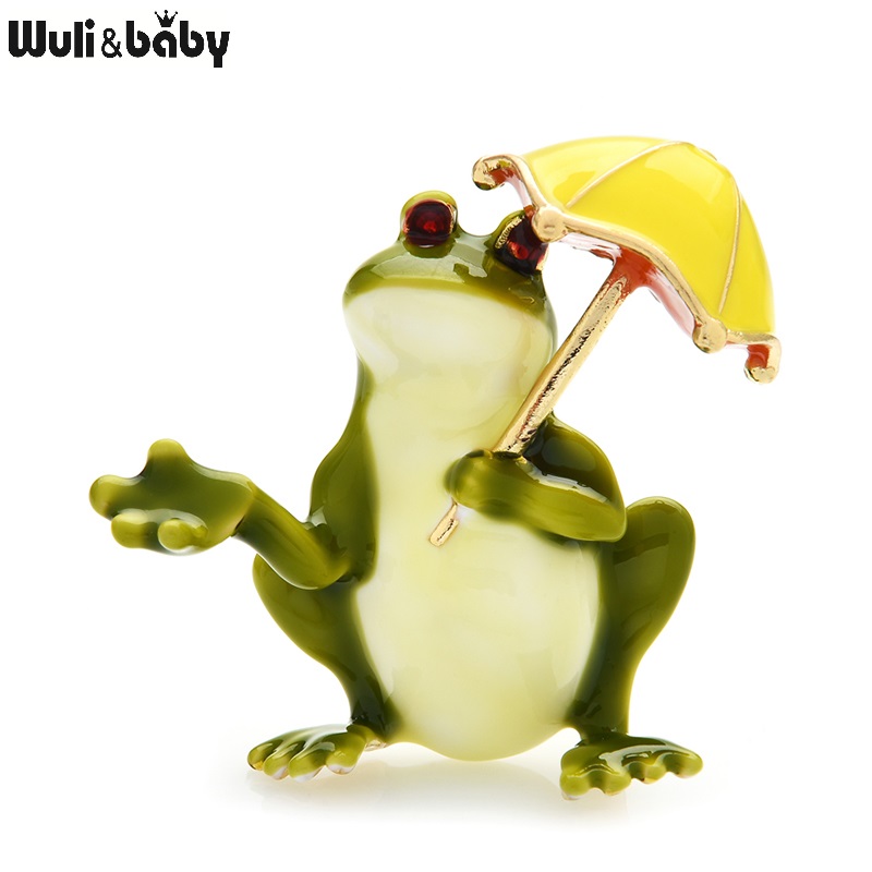 Wuli & baby-カエルの形をした女性用の傘ブローチ, - Women'S Fashion Umbrella のレビューと価格