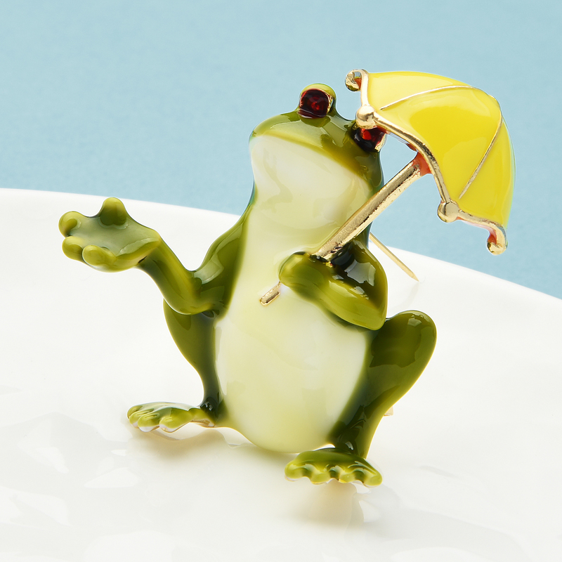 Wuli & baby-カエルの形をした女性用の傘ブローチ, - Women'S Fashion Umbrella のレビューと価格