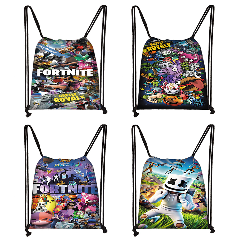 子供用プリント入り巾着ショッピングバッグ男性用ホットゲームデ - Women'S Fashion Backpack のレビューと価格