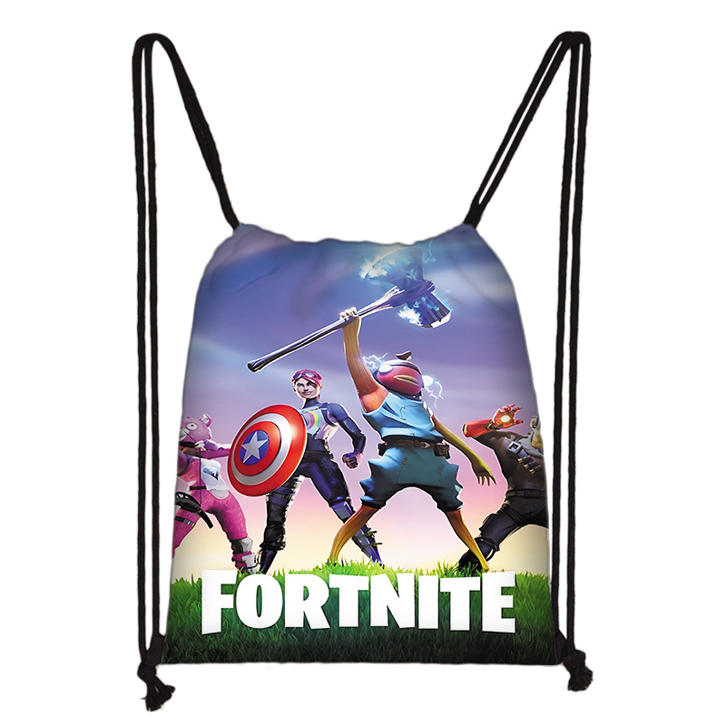子供用プリント入り巾着ショッピングバッグ男性用ホットゲームデ - Women'S Fashion Backpack のレビューと価格