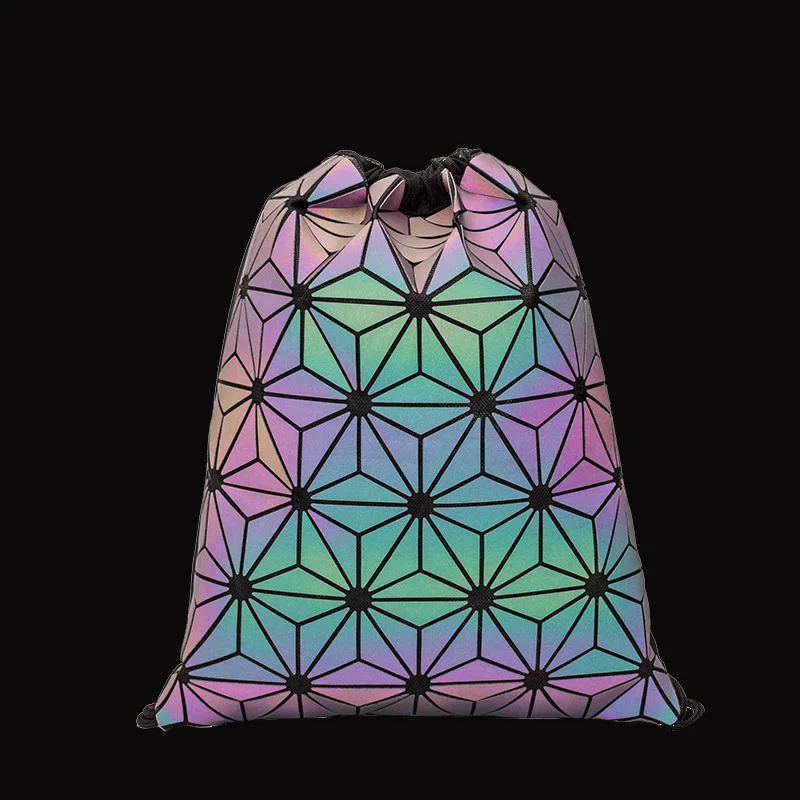 10代の女の子のための巾着バックパック,ホログラフィックバッ - Women'S Fashion Backpack のレビューと価格