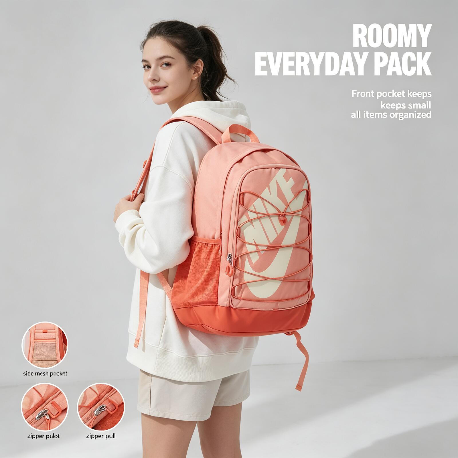 ナイキ メンズ レディース スポーツ 大容量 学生用コンピュ - Women'S Fashion Backpack のレビューと価格