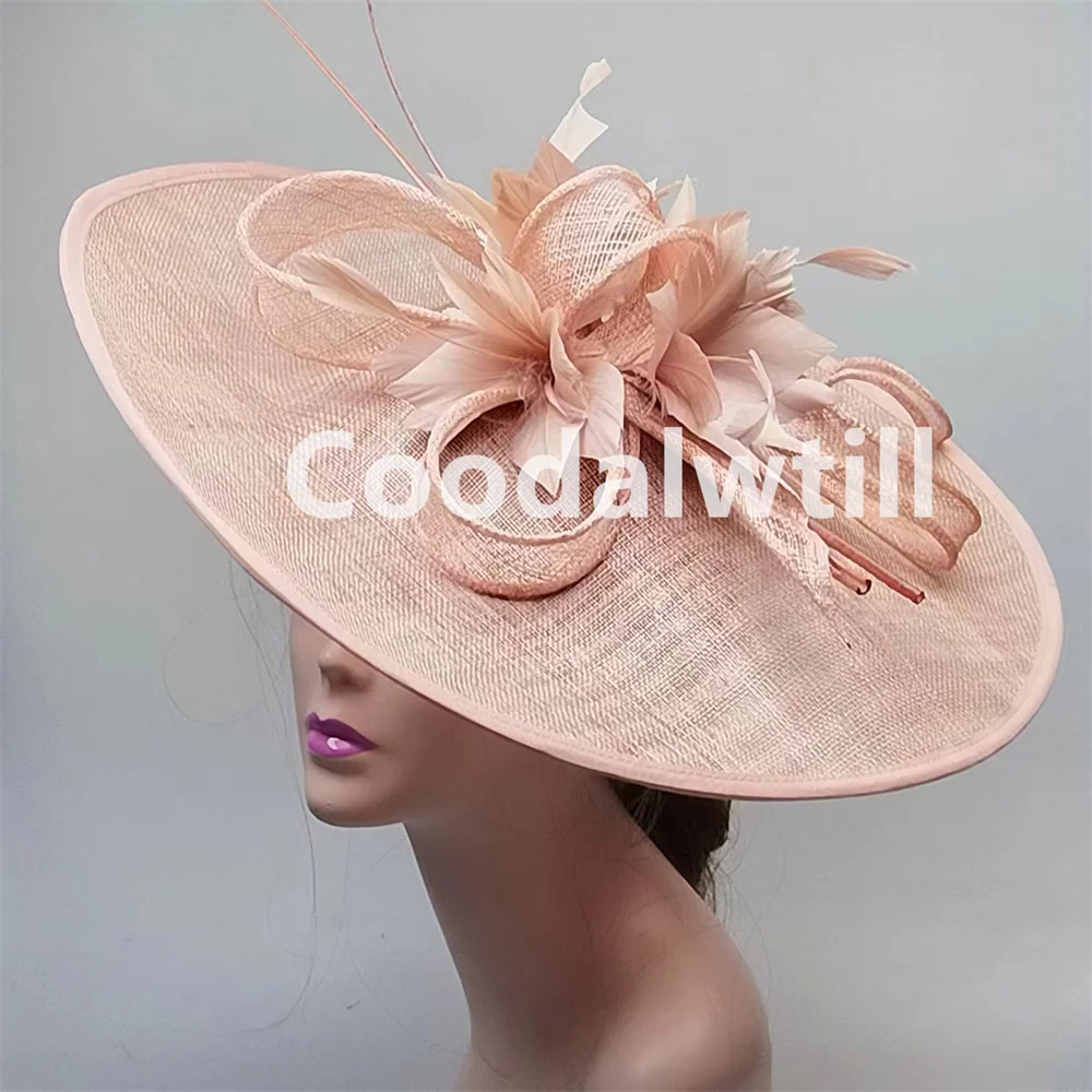女性のための大きな魅力的な帽子,結婚式のヘッドピース,花のあ - Women'S Fashion Kentucky Derby のレビューと価格