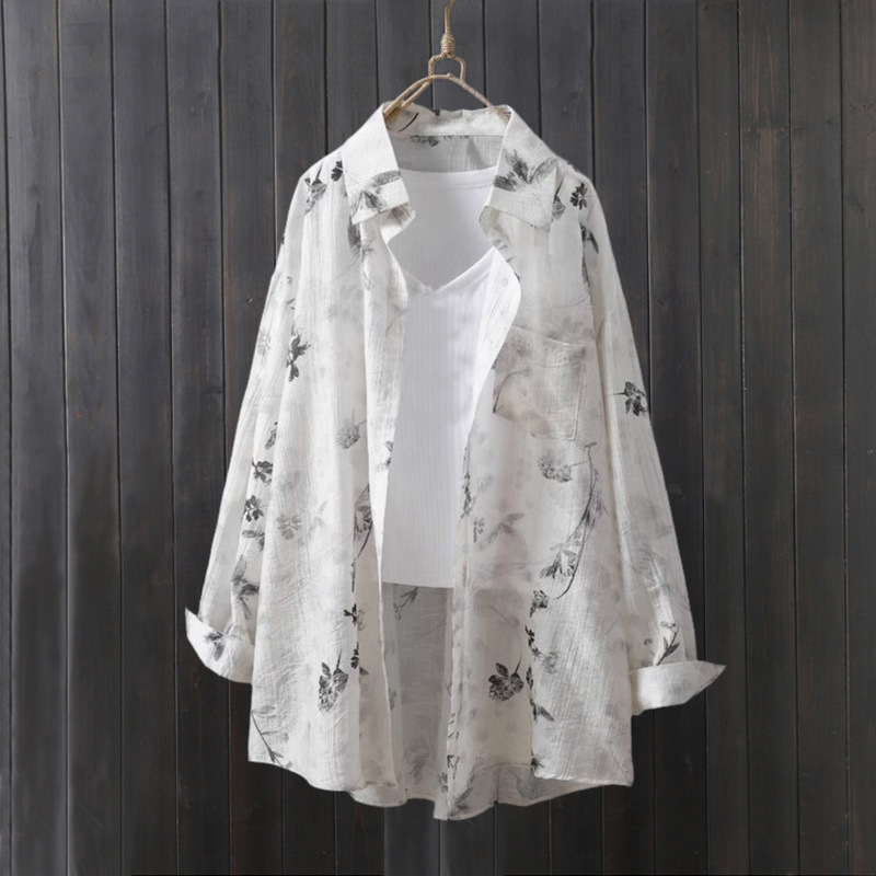 テンセルシャツ レディース 薄手コート ゆったり日焼け止めシ - Women'S Fashion Long Coat のレビューと価格