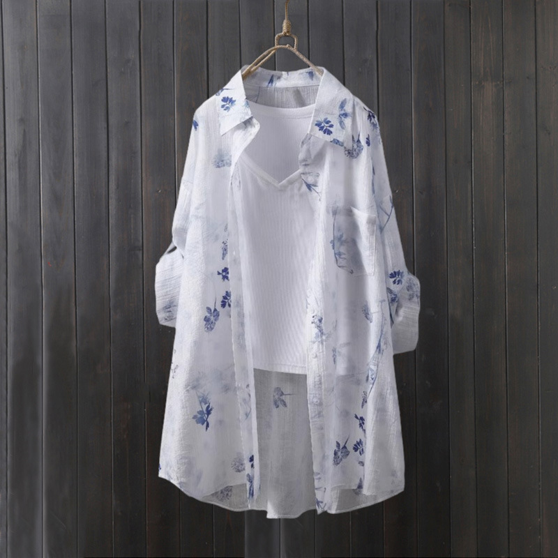 テンセルシャツ レディース 薄手コート ゆったり日焼け止めシ - Women'S Fashion Long Coat のレビューと価格