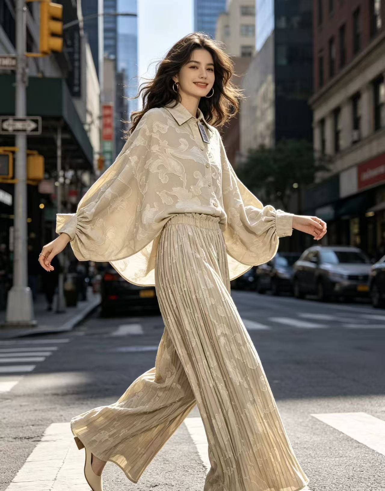 2026年新作 レディースパジャマセット 欧米風レトロ ルー - Women'S Fashion Pajamas のレビューと価格
