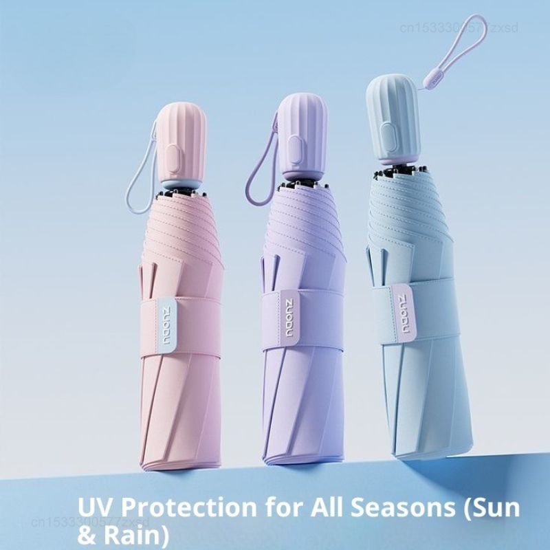 ZUODU ミニ折りたたみ傘 太陽用 女性用 男性用 ファッ - Women'S Fashion Umbrella のレビューと価格