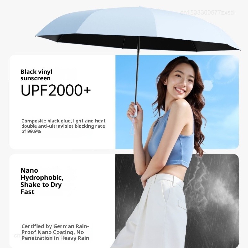 ZUODU ミニ折りたたみ傘 太陽用 女性用 男性用 ファッ - Women'S Fashion Umbrella のレビューと価格