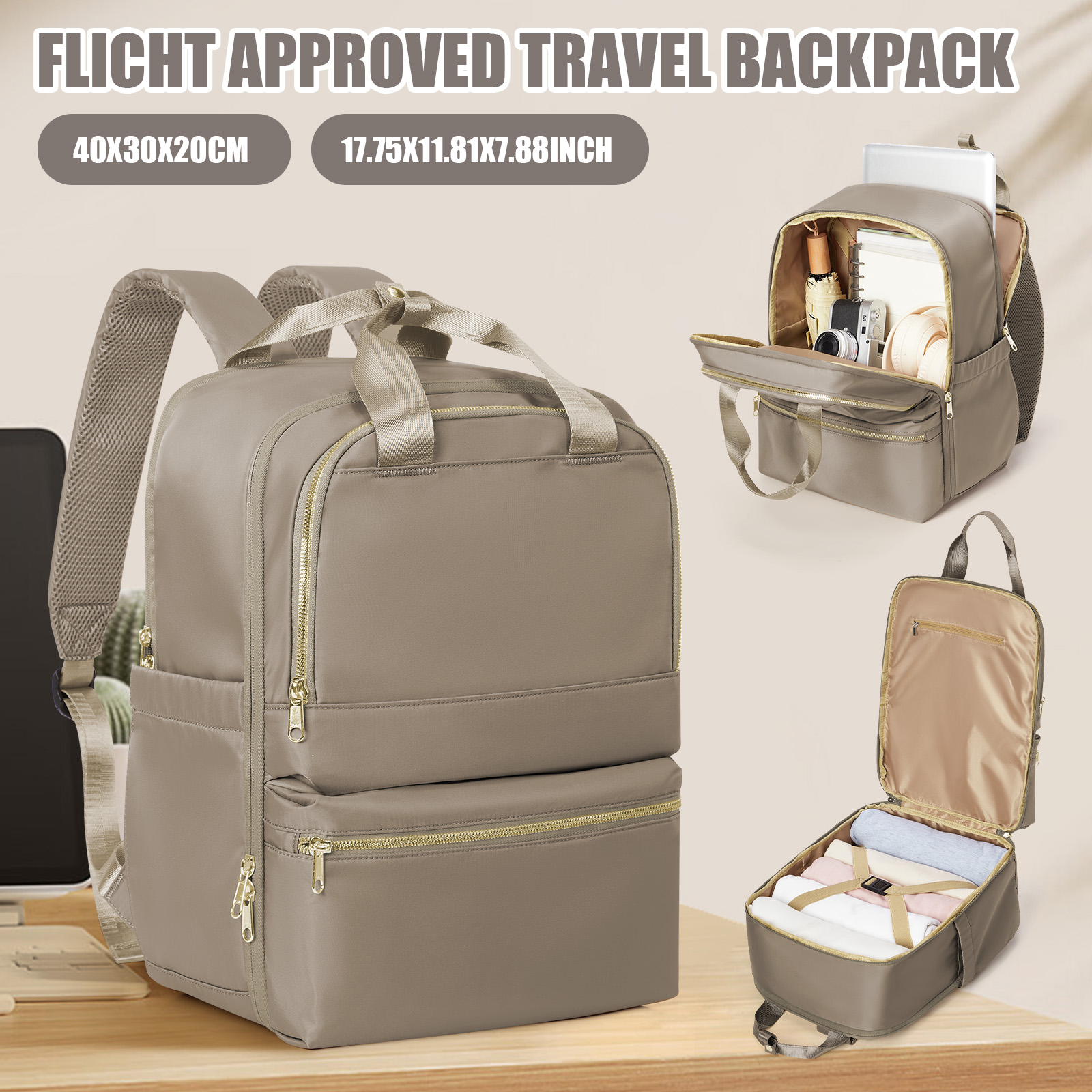 ライアンエア 40x30x20 トラベルバックパック 女性用 - Women'S Fashion Backpack のレビューと価格