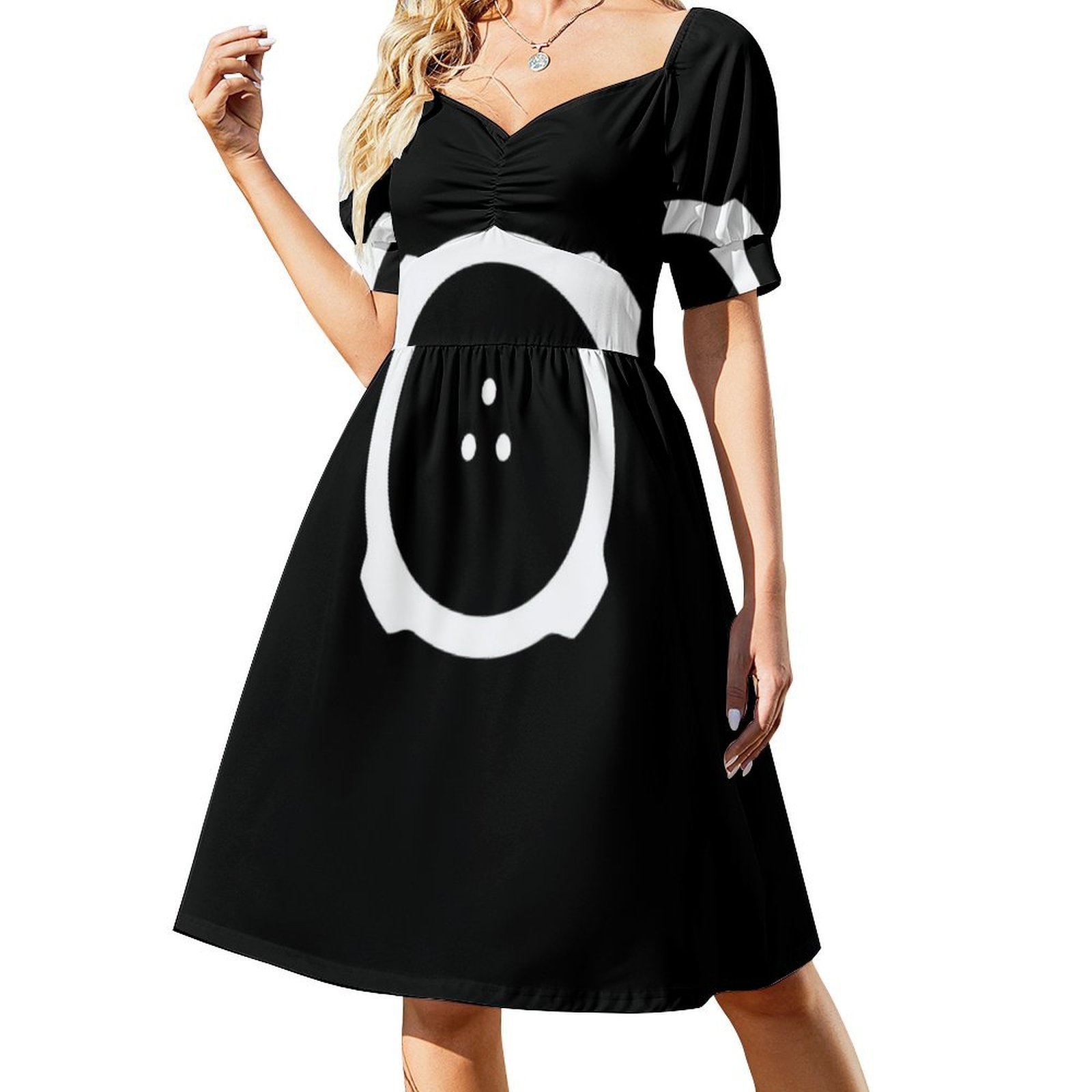 攻殻機動隊ミニマルデザインライトバージョン花柄スモックドレス - Smocked Dress Women のレビューと価格