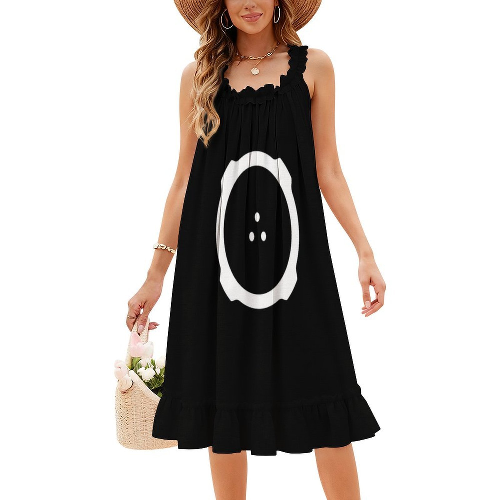 攻殻機動隊ミニマルデザインライトバージョン花柄スモックドレス - Smocked Dress Women のレビューと価格