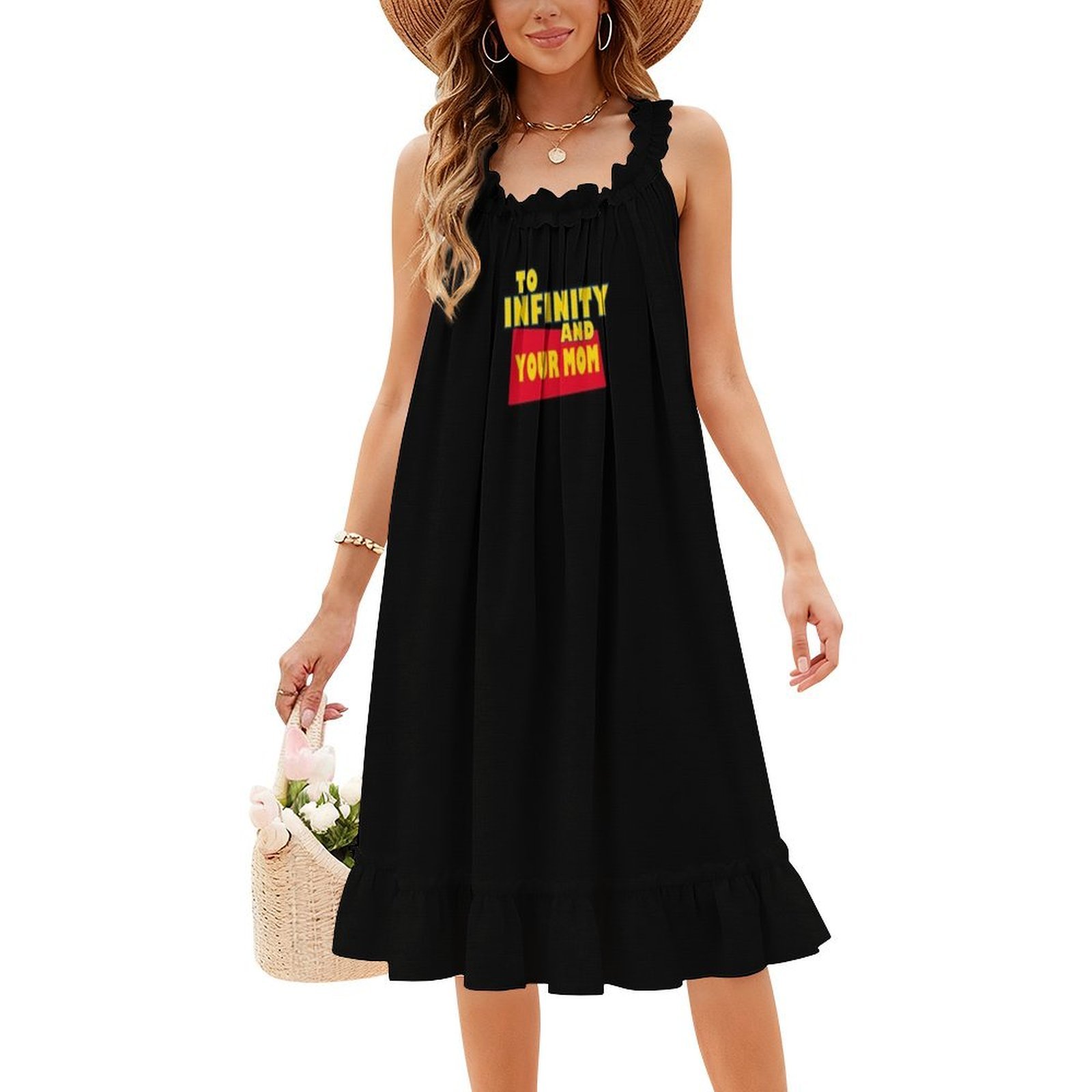 To Infinity And Your Mom 花柄スモッ - Smocked Dress Women のレビューと価格