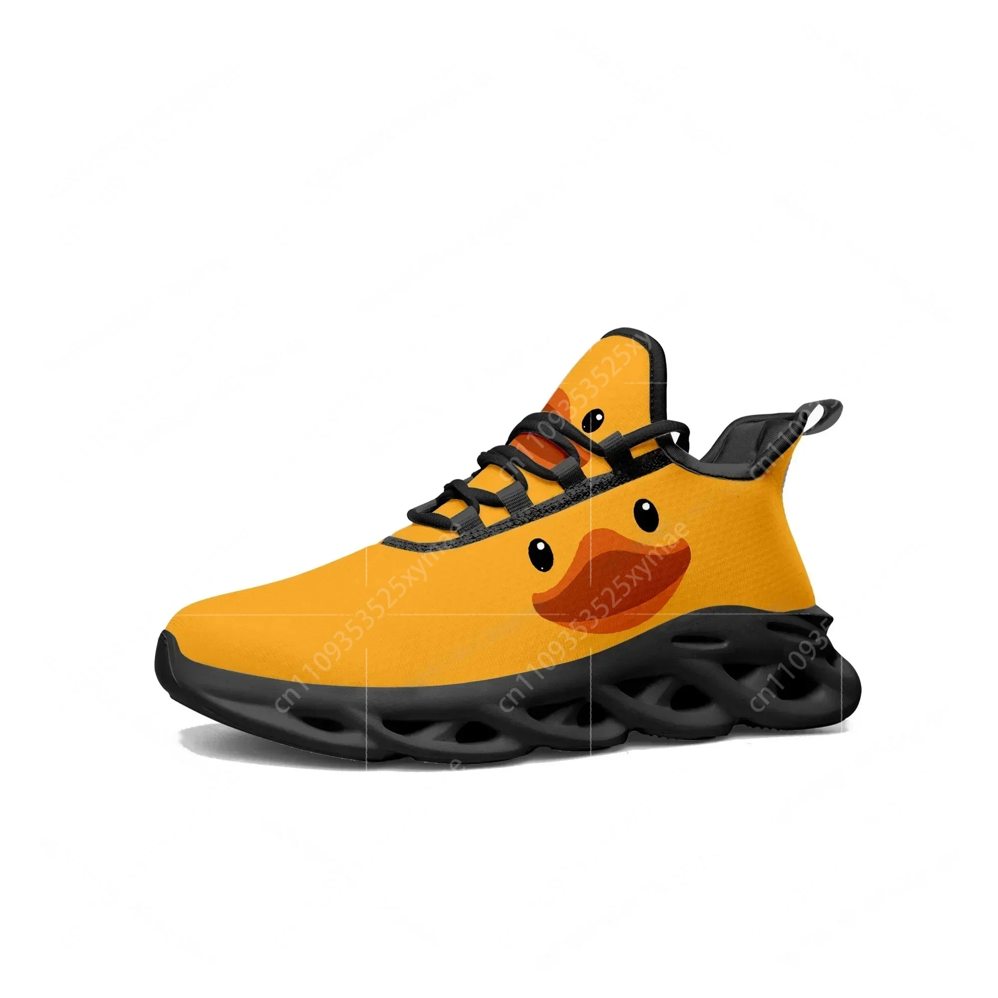 イエローダックプリントフラットスニーカーメンズレディーススポ - Women'S Yellow Fashion Sneakers のレビューと価格