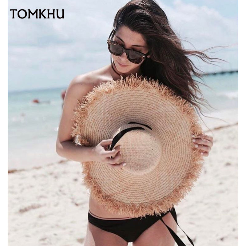 女性用ラフィア麦わら帽子,新しいファッション,黒の包帯リボン - Women'S Fashion Kentucky Derby のレビューと価格