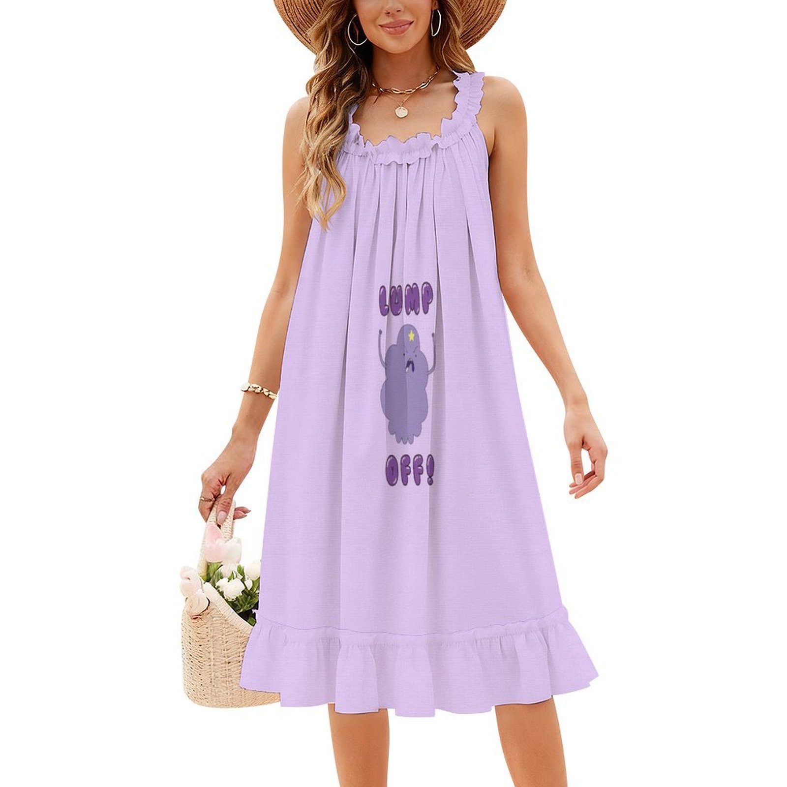 塊を落とせ！ 花柄スモックドレス女性のための春夏カジュアルド - Smocked Dress Women のレビューと価格