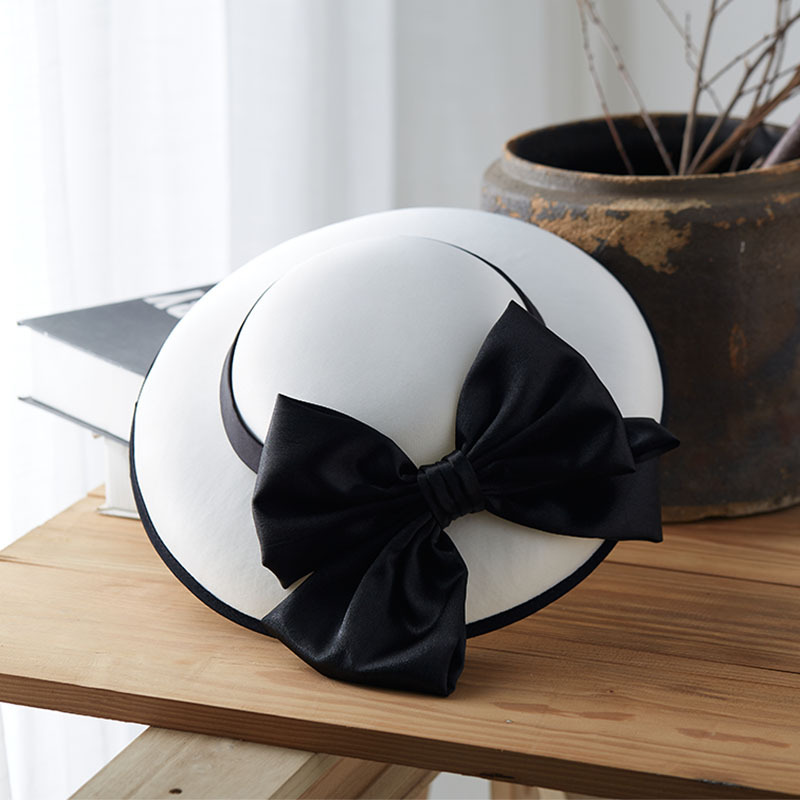 女性のための大きな弓、宴会パーティー、結婚式の帽子、女の子の - Bucket Hat Women のレビューと価格