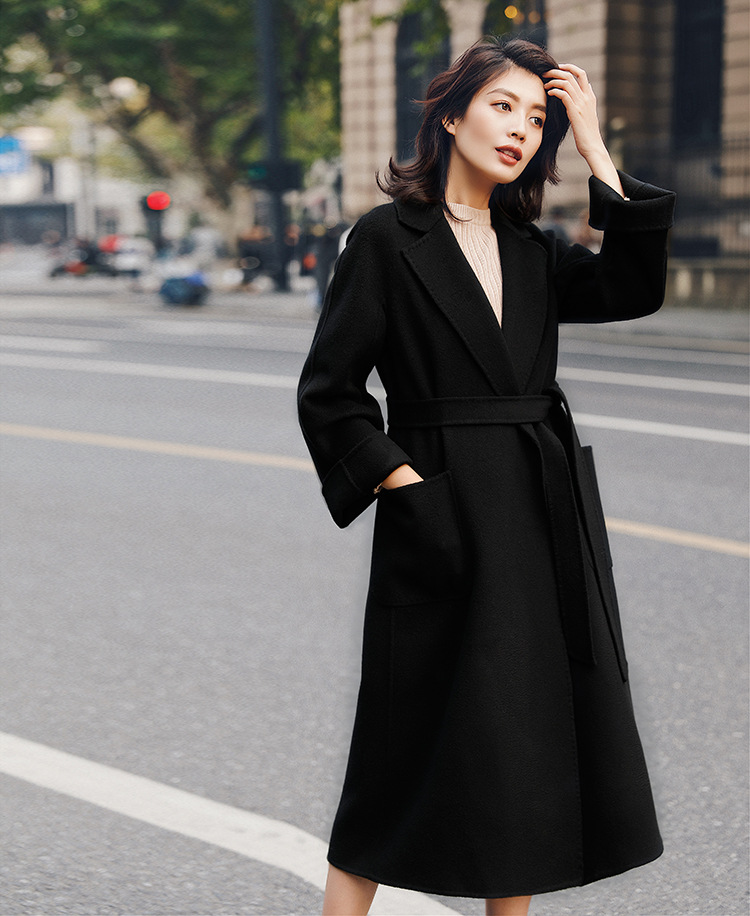 Allingentle レディース ロングコート フラットカ - Women'S Fashion Long Coat のレビューと価格
