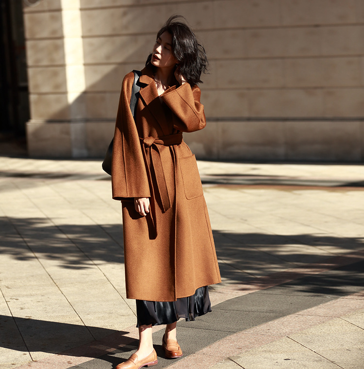 Allingentle レディース ロングコート フラットカ - Women'S Fashion Long Coat のレビューと価格