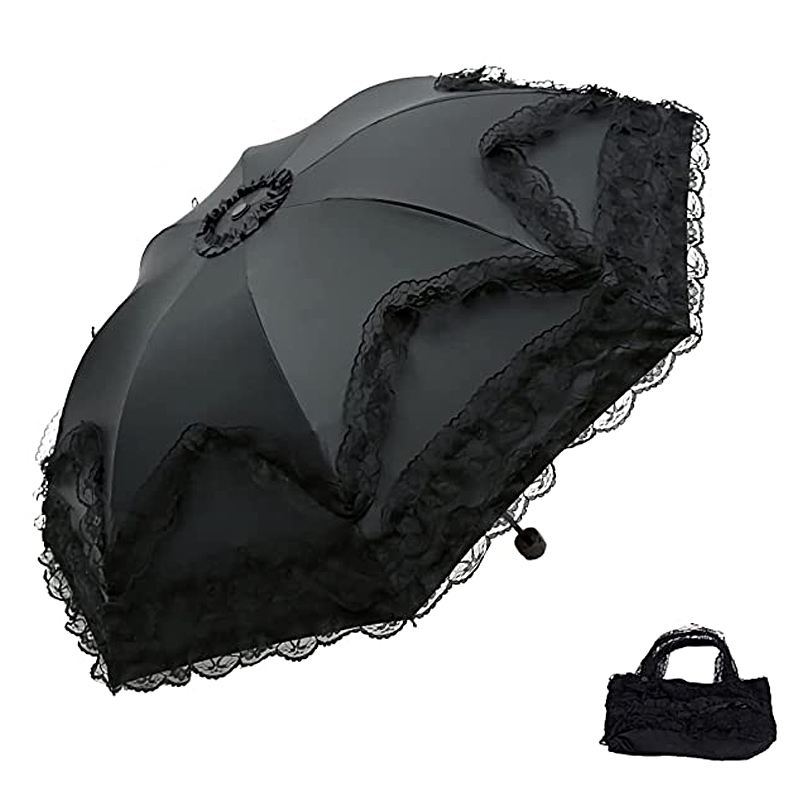 女性のためのモダンなレースの日よけ傘,防風,韓国のロリータ, - Women'S Fashion Umbrella のレビューと価格