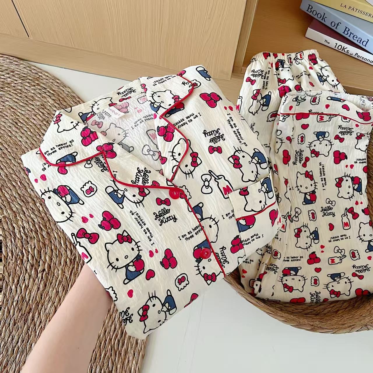 2 個甘い女性春秋パジャマセットサンリオハローキティコンフォ - Women'S Fashion Pajamas のレビューと価格