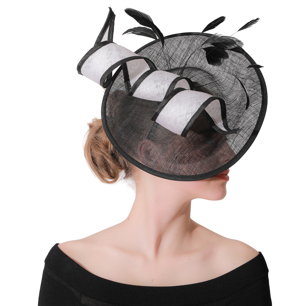 ブラックケンタッキーダービーファシネーターハット レディース - Women'S Fashion Kentucky Derby のレビューと価格