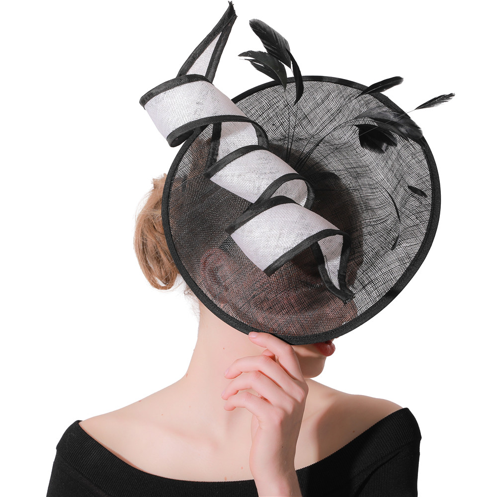 ブラックケンタッキーダービーファシネーターハット レディース - Women'S Fashion Kentucky Derby のレビューと価格