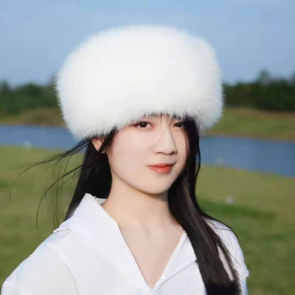 屋外用ぬいぐるみ風バケットハット、耳当て付き、暖かいパナマハ - Bucket Hat Women のレビューと価格