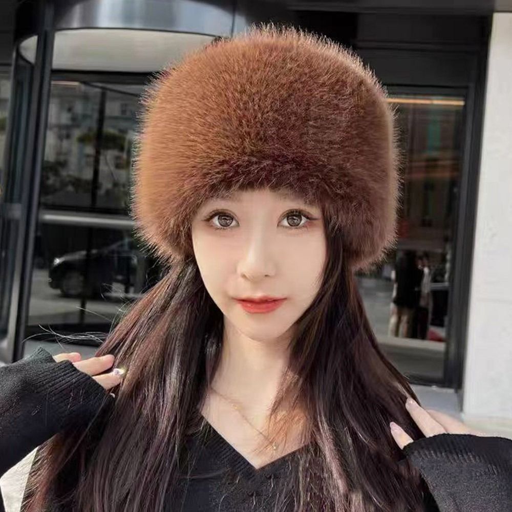 屋外用ぬいぐるみ風バケットハット、耳当て付き、暖かいパナマハ - Bucket Hat Women のレビューと価格