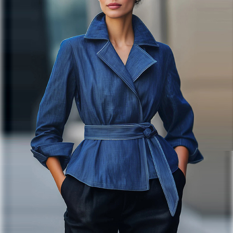 2026年秋春ファッションデニムジージャン女性用長袖ヴィンテ - Women Fashion Jackets のレビューと価格
