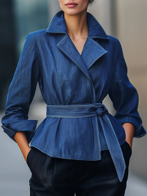 2026年秋春ファッションデニムジージャン女性用長袖ヴィンテ - Women Fashion Jackets のレビューと価格