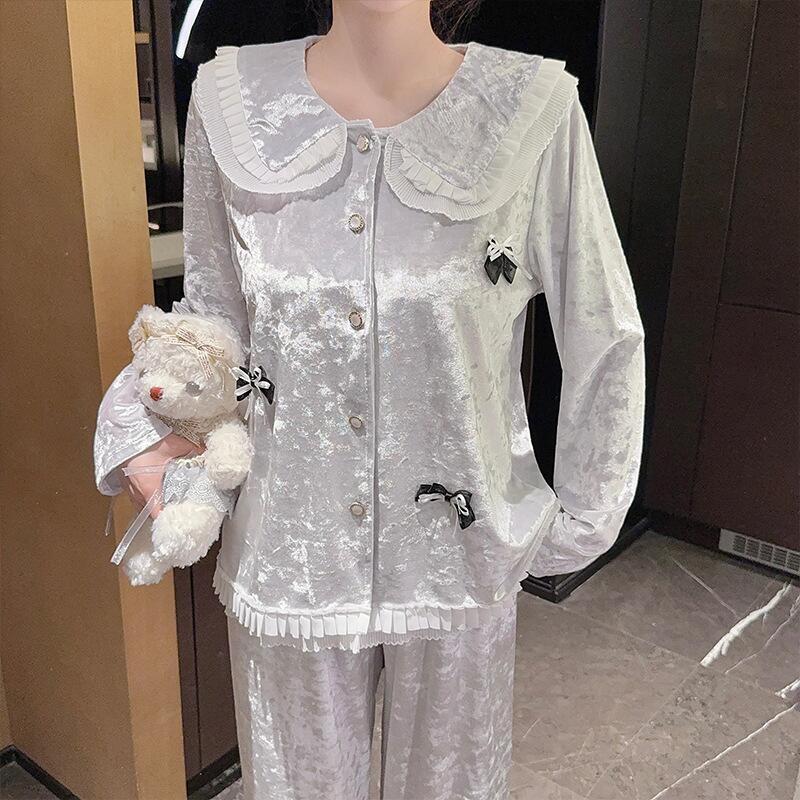 ホットな新作レディース肌に優しい快適なパジャマ2025キュー - Women'S Fashion Pajamas のレビューと価格