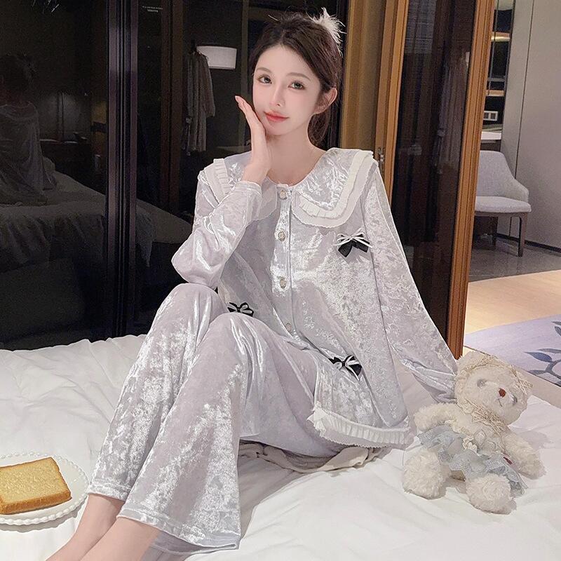 ホットな新作レディース肌に優しい快適なパジャマ2025キュー - Women'S Fashion Pajamas のレビューと価格
