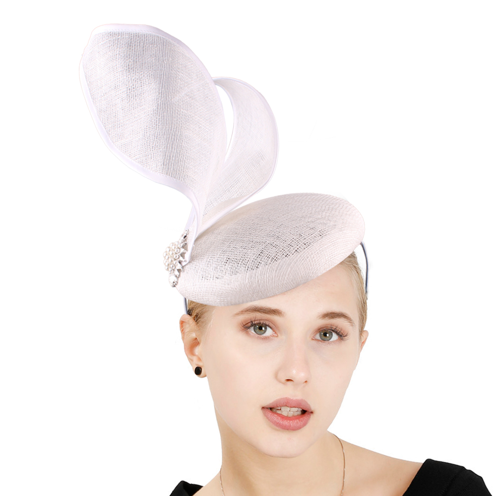   ファンシーな女性用シナメイハット、ボウ付きケンタッキーダ - Women'S Fashion Kentucky Derby のレビューと価格