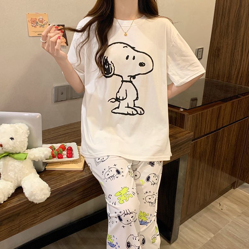 アニメ 2026 新しいスヌーピーパジャマセット女性のための - Women'S Fashion Pajamas のレビューと価格